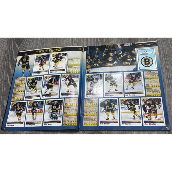 1990 PANINI NHL Hockey Sticker Album Wayne Gretzky Cover - Picture 3 of 9